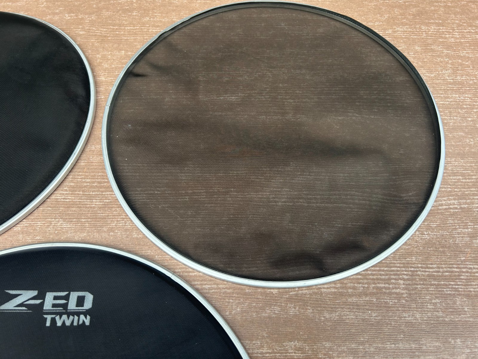 12'' 13'' Mesh Drum Heads Black & 14'' Z-ED TWIN Black Mesh Drum Head photo 4