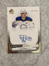 2024-25 UD SP Authentic JJ Peterka Curated Signatures Auto /299