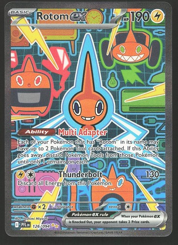 Rotom ex 126/094 Phantasmal Flames Holo Special Illustration Rare SIR Pokemon NM