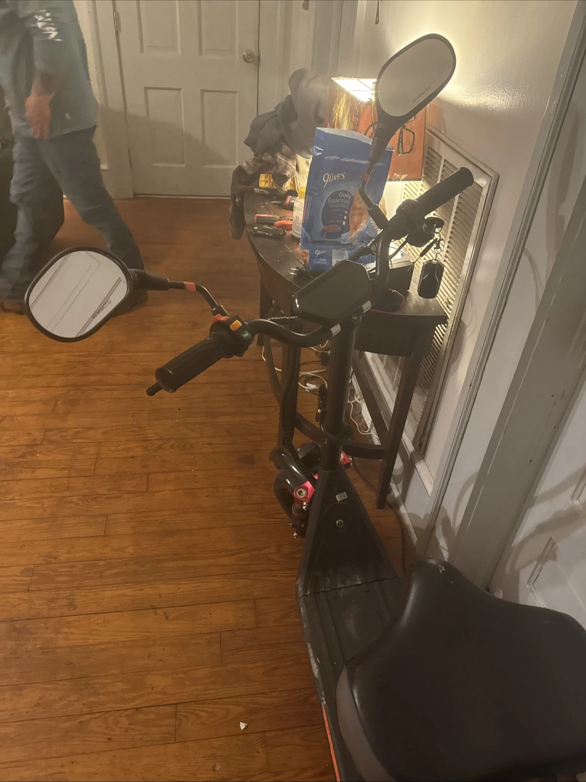 Scooter With Two Seats Runs Very Well Charge Will Hold For 30 Miles