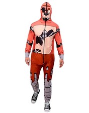 Rubies Five Nights at Freddy's 2 Foxy Zipsters Adult Costume Large Orange Silver