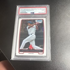 2012 Bowman Chrome Prospects Xander Bogaerts #BCP105 PSA 9 Rookie Red Sox