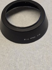 MINOLTA MC 35mm / 1.8 LENS HOOD, metal, Genuine, for MD 35mm f/1.8 lens VGUC