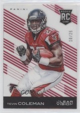 2015 Panini Clear Vision Rookie Red 10/25 Tevin Coleman #116 n0c