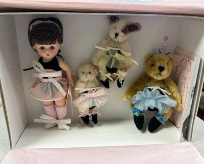 Madame Alexander Ballet Lessons 8'' Doll & Animal Figure 4pc Set  38855