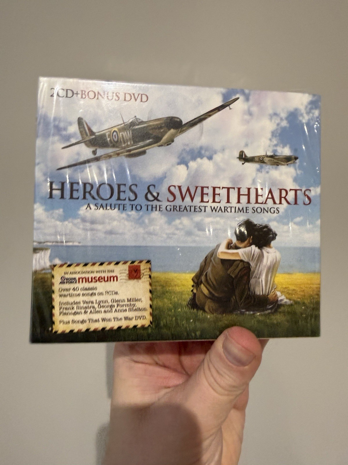 Various Artists Heroes & Sweethearts (CD) Album with DVD War Music
