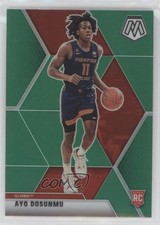 2021-22 Panini Chronicles Draft Picks Mosaic Green Ayo Dosunmu #269 4f5