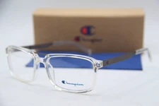 NEW CHAMPION CH 03 COL 21 CLEAR GRAY AUTHENTIC FRAMES EYEGLASSES 54-17