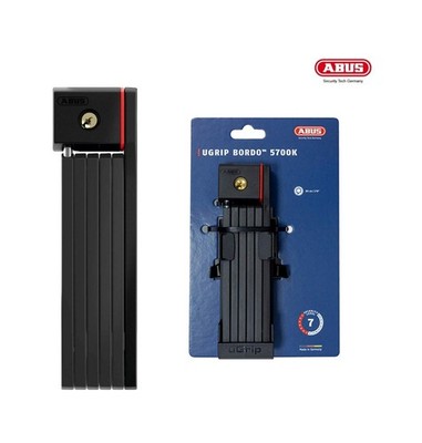 ABUS Candado plegable con nivel de seguridad BORDO UGRIP 5700K/80 SH LEVEL 7