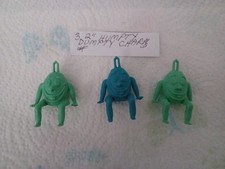 VINTAGE RARE LOT DE 3 BRELOQUES DUMPTY 2 POUCES 