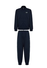 EMPORIO ARMANI EA7 7M000235 AF13512 MAN JERSEY TRACKSUIT FULL SUIT MEN BLUE