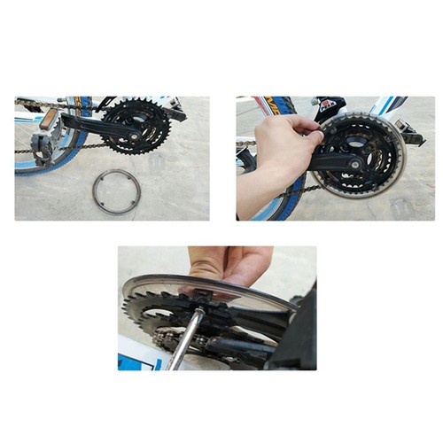 Schwerlast Fahrrad Kettenabdeckung Kettenschutz 42T Kurbelgarnitur Schutz 4Loch - Bild 4 von 4