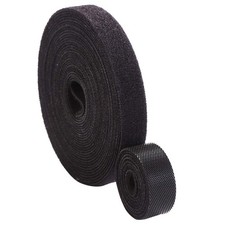 Reusable Fastening Tape Cable Ties Roll 3/5 Inch Double Side Hook Roll Hook a...