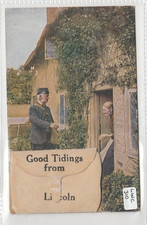 LINCOLN Novelty Pull Out  - the Postman at the Door / Pullout from Sack