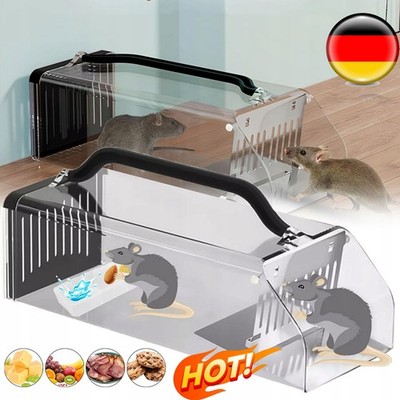 30cm XXL Groß Ratten Massenfänger Alive Rattenfalle Kastenfalle Lebendfalle DHL