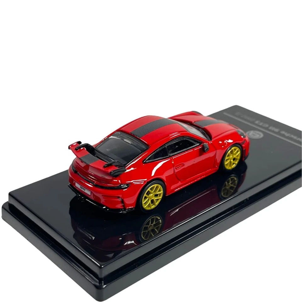 Modellino Auto Paragon 1/64 Porsche 911 GT3 (992.2) 2025 Guards Red - Immagine 3 di 4