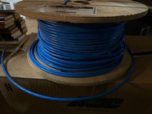 400ft Alpha Wire 9108 - 78 ohm plenum twinaxial cable - 2C 20AWG braided teflon