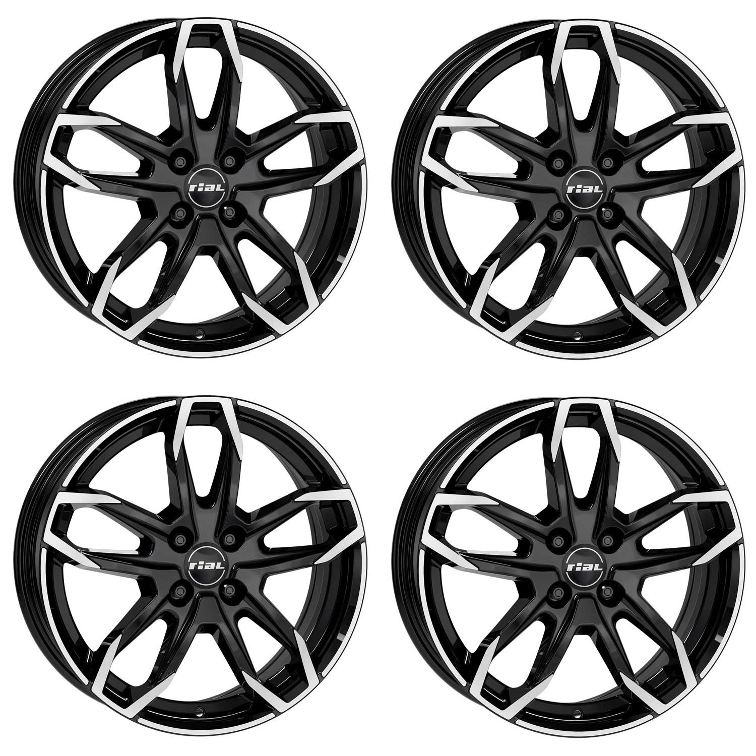 4 Rial Lucca wheels 6.5Jx16 ET45 4x100 SWFP for KIA Picanto Rio Stonic