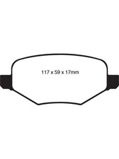 EBC 11-14 For Ford Edge 2.0 Turbo Yellowstuff Rear Brake Pads (DP41826R)