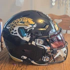 🔥🔥 Travis Hunter Autographed Speedflex Jacksonville Jaguars inscribed