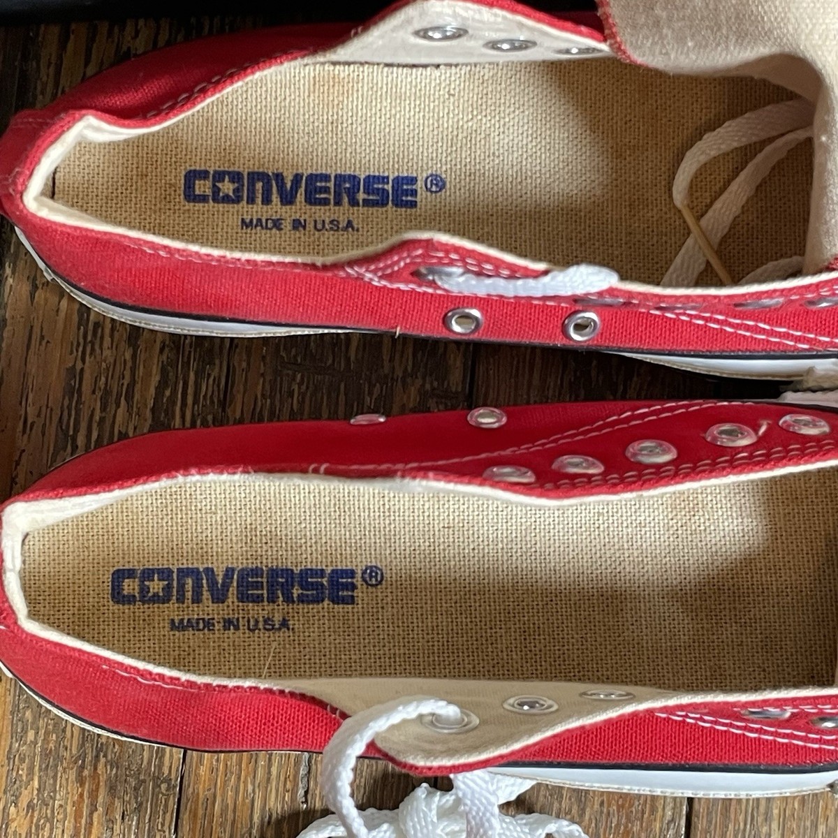 90s CONVERSE ALL STAR LOW USA製 IRREGULAR Vintage 90's Converse Made in USA All Star Low Shoes – CobbleStore