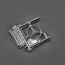 Amt 125 1940 Willys Gasser Parts Kitbash Chrome Steering Wheel