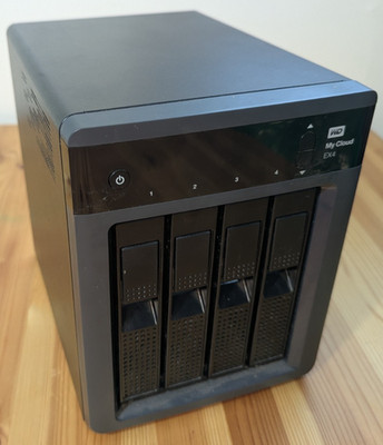 WD My Cloud EX4 with four 2 TB WD20EFRX