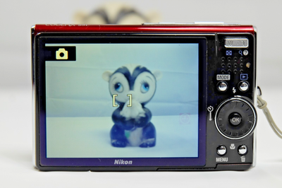 NIKON Coolpix S51 8.1MP Red Digital Camera w/ Battery and Charger