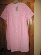 Miss Elaine Snap Front Seersucker Duster Size 1X NWT