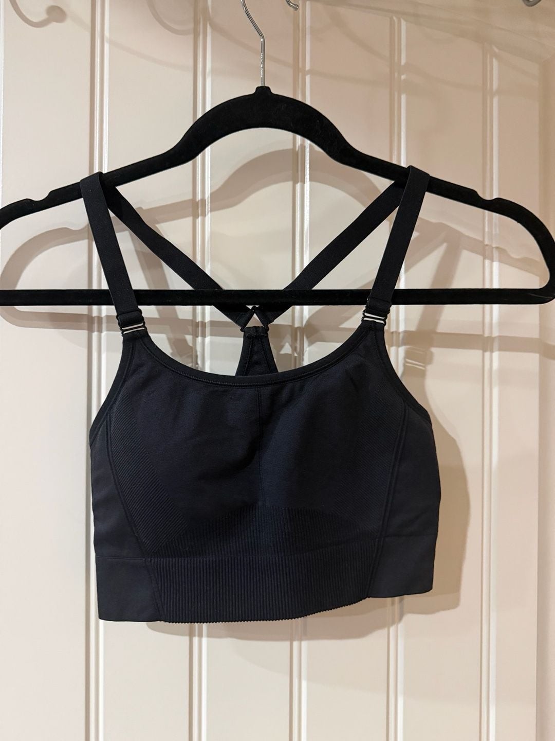 All in Motion Sports Bra Size S Black Seamless Athletic, photo 2