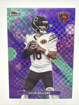 2025 Topps Finest - PURPLE/X-Fractor - Caleb Williams #50 🔥#133/150🔥
