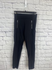Athleta Women  s Black Cargo Utility Stretch Activewear Casual Joggers Size 4