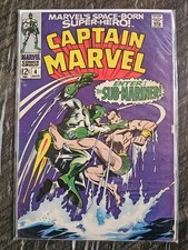 Captain Marvel #4 Sub-Mariner Appearance Silv...