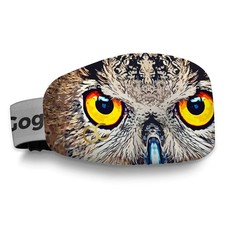 Premium Protective ski and snowboard goggles cover, owl design