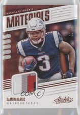 2019 Panini Absolute Rookie Materials Prime 10/25 Damien Harris #RM-6 u6m