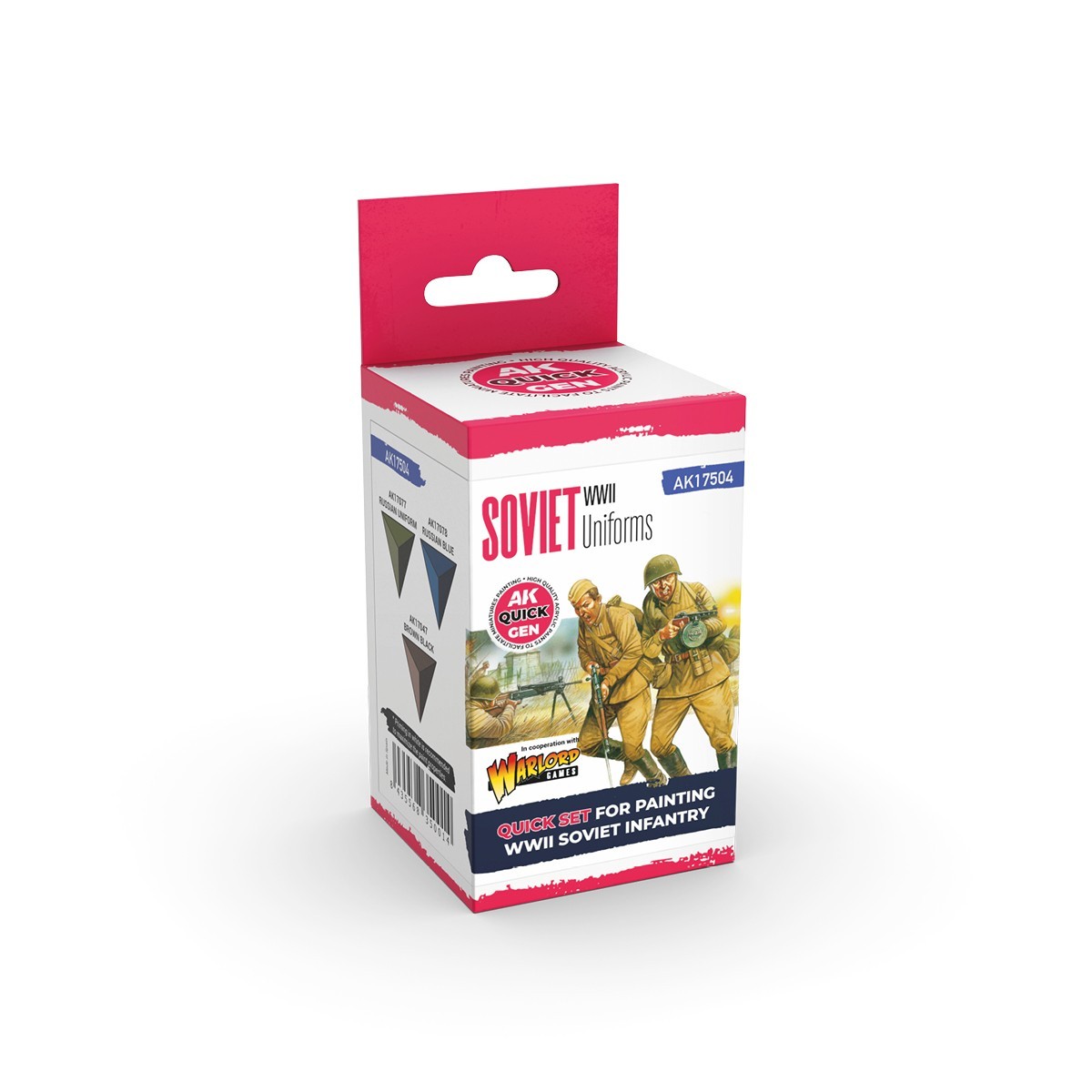 Soviet WW2 Uniform Set - AK Quick Gen Colour - AK Interactive 18ml Acrylic Paint