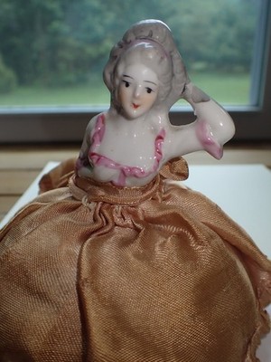 Vintage Depression Era Pin Cushion Half Doll Japan