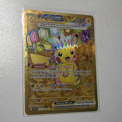 The Pokémon Company Pikachu ex 247/191 Sv08 Surging Sparks Holo Hyper Rare EN