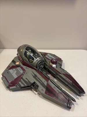 complete Obi-Wan Kenobi Jedi Starfighter 2004 Hasbro Star Wars ROTS