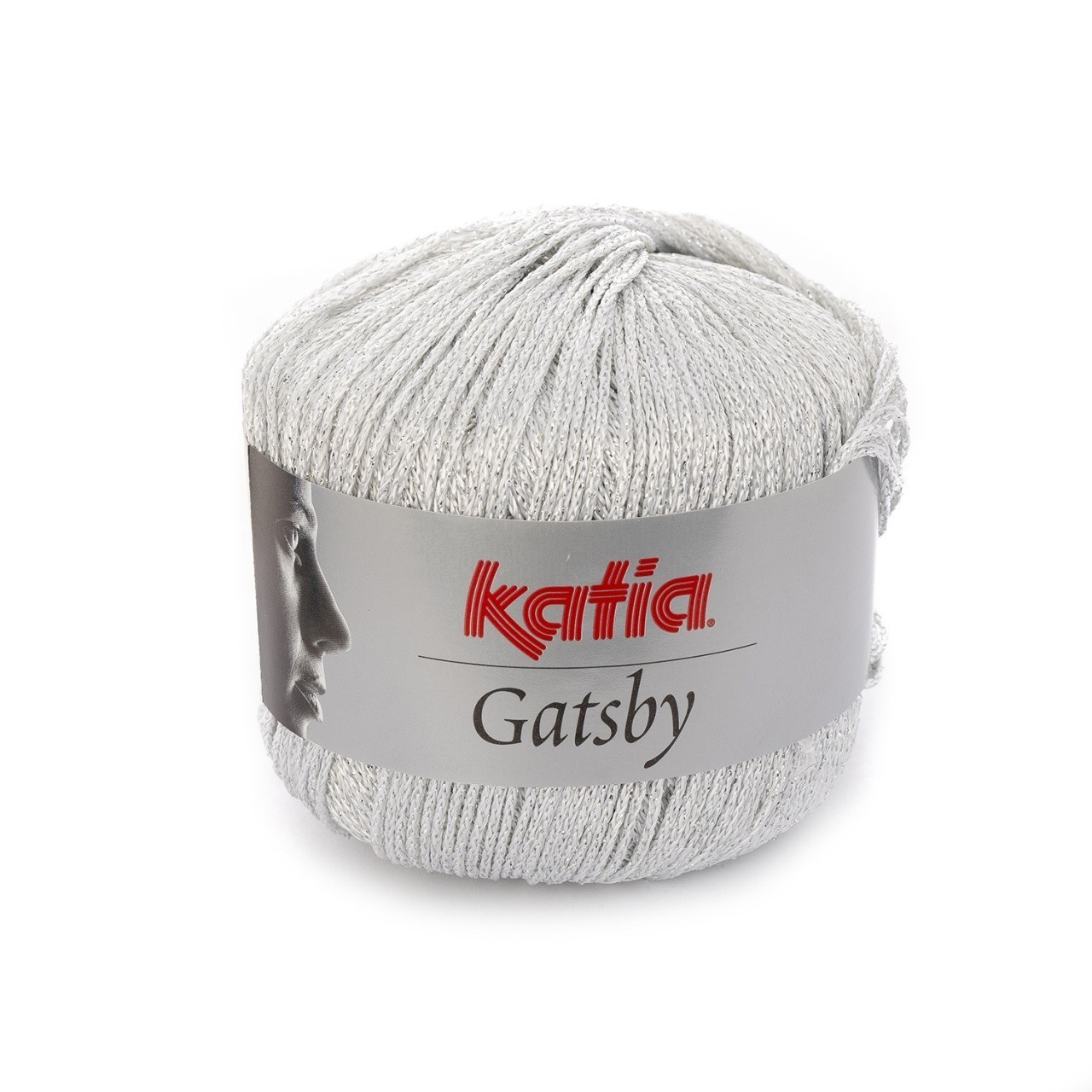 Gatsby By Katia - White/Silver (88500) - 50 G / Approx. 118 M Wool