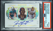 2020 FLAWLESS CAREER PROGRESSIONS AUTOGRAPH JASON TAYLOR #D 15/15 PSA 9 DOLPHINS