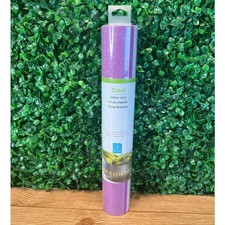 New Cricut Glam Squad Sampler Glitter Vinyl 3 Sheets 12" X 24" Pink