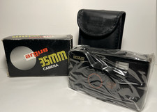 ARGUS 545 Compact 35mm Camera Focus Free Built In Flash Manual Wind