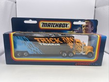 MATCHBOX CONVOY CY 36 KENWORTH AERODYNE BOX TRAILER 1983 1:100 Trick Trucking  