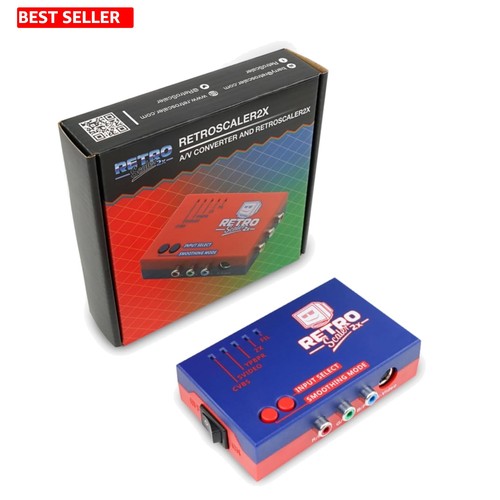 Video Converter Composite S-Video Component HDMI 480P 576P Zero Lag Blue Gaming