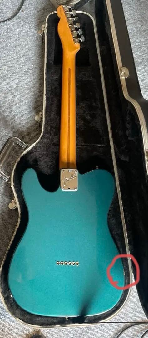 Electric Guitar Fender USA Telecaster Aquamarine Metallic 1998