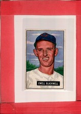 1951 Bowman #24 Ewell Blackwell EX+ Excellent+ Reds ID:76277