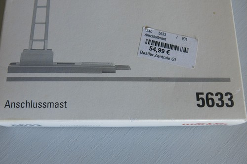 MÄRKLIN Spur 1 #5633 Anschlussmast aus Metall, Kleinteile unvollständig | Condition: Gebraucht