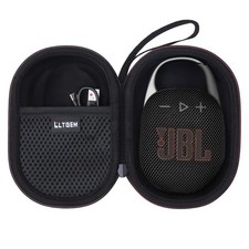 Ultra-Portable Waterproof Case for JBL Clip 5/4 Bluetooth Speaker - Black Cover