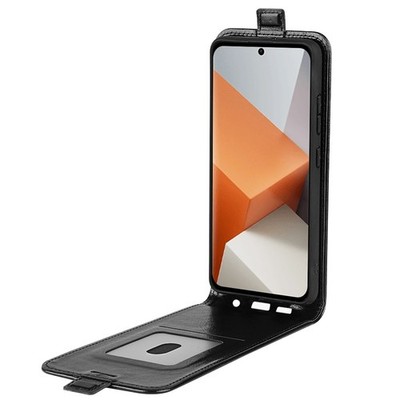 Für Xiaomi Redmi Note 13 Pro Plus Flip Handy Tasche Schwarz Hülle Cover Schutz